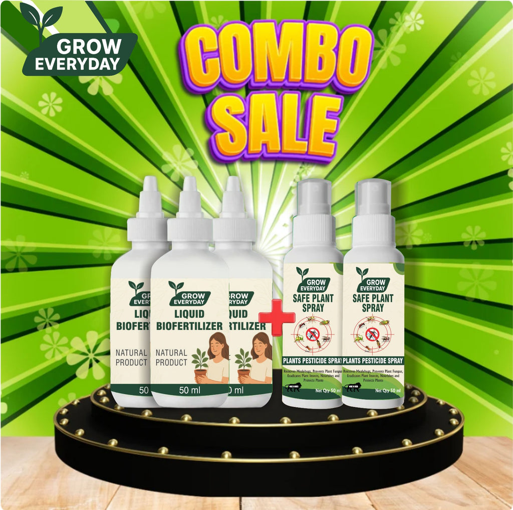 Grow Everyday Liquid Bio Fertilizer – Value Combo Pack